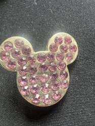 103394 - Unknown Series - Pink Jeweled Mickey Icon - Disneyland Resort