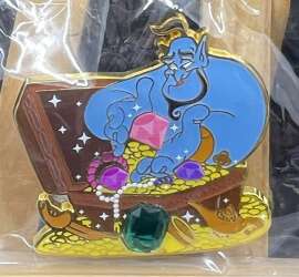103463 - Pin Trading Carnival 2025 - Genie with Treasure Chest - Hong Kong Disneyland