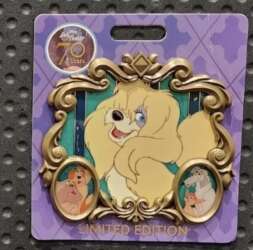 WDI Lady and the Tramp 70th Anniversary Peg