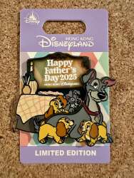 103563 - Father's Day - Tramp and the Puppies - Hong Kong Disneyland alternate image