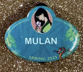 103571 - The Walt Disney Company Store- Seasonal Nametags - Mulan - Disney Employee Center