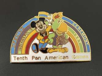 103588 - Pan American Games - Tenth Pan American Games - Mickey & Mascot - Disney Licensed