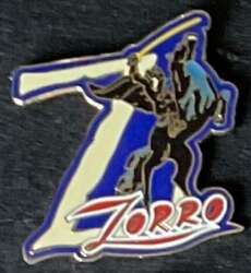 103623 - Unknown Series - Zorro - Riding Horse - Mark of the Z - Walt Disney World