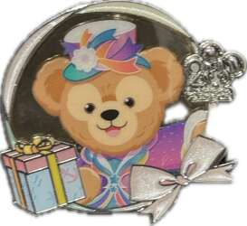 103674 - Duffy & Friends Mystery Pin Blind Pack HKDL 20th Anniversary Grand Celebration - Duffy - Hong Kong Disneyland