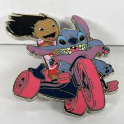 33888 - Lilo & Stitch 3 Pin Set - Lilo and Stitch on Tricyle ONLY - Disney Store US alternate image