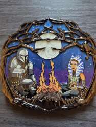 103731 - Fantasy Pin Series: Hunter & Convor - Mandalorian, Ahsoka, & Grogu - Fantasy Unlicensed