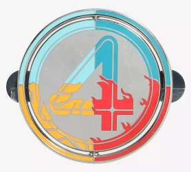 103778 - The Fantastic 4: First Steps - Fantastic Four: First Steps Spinning Logo - Disney Licensed alternate image