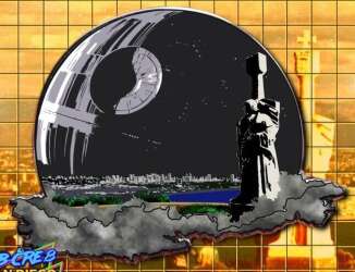 103799 - Fantasy Pin Series: Star Wars in San Diego by BB-CRE.8 - Death Star in San Diego (Cabrillo National Monument Variant) - Fantasy Unlicensed