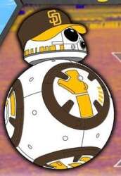 103800 - Fantasy Pin Series: Star Wars in San Diego by BB-CRE.8 - SD-P.8 in San Diego Padres Jersey - Fantasy Unlicensed alternate image