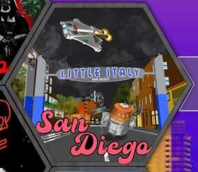 Greetings from San Diego: Chopper and Freighter at Little Italy