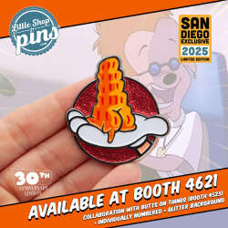 103848 - Little Shop of Pins - Leaning Tower of Cheek-Za 30th Anniversary Edition - Fantasy Unlicensed alternate image