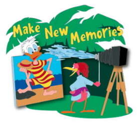 Aracuan Bird and Donald Duck