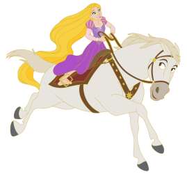 103988 - They’re Off! - Rapunzel and Maximus - Walt Disney Imagineering alternate image