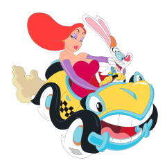 Disney Grand Prix - Jessica and Roger Rabbit in Benny the