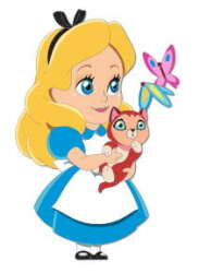 104011 - Chibi Heroines - Alice and Dinah - Walt Disney Imagineering alternate image