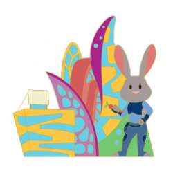 104057 - Destination D23: Disney Destinations Mystery Collection - Judy Hopps - Walt Disney Imagineering