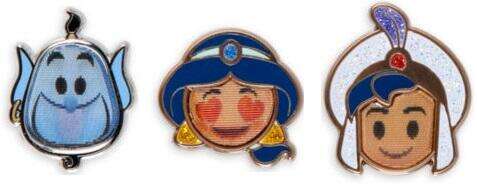 Genie, Jasmine & Aladdin Emoji Set