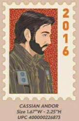 104109 - Star Wars Commemorative Stamps - Set 1 - Cassian Andor - Disney Employee Center alternate image