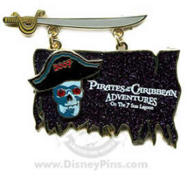 Pirate Flag and Sword -Dangle