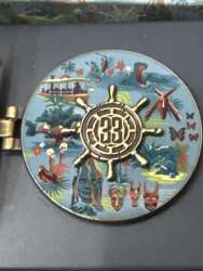 96164 - Club 33 Tiki Takeover 2020 - Club 33 Tiki Room Compass Pin - Walt Disney World alternate image