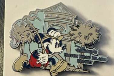 Mickey with Fishing Pole