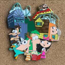 104164 - Fantasy Pin Series: Pincess Productions - Phineas & Ferb - Entering the Tri-State Area - Fantasy Unlicensed