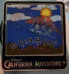104235 - Disney's California Adventure - Soarin’ over California -Mickey, Donald and Goofy Lenticular - Disneyland Resort