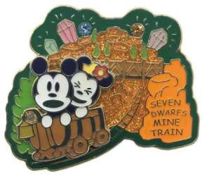 104280 - Pin Hunting 2017 - Seven Dwarfs Mine Train Mickey and Minnie - Shanghai Disney Resort