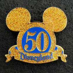 Castmember Glitter Sparkle 50th Anniversary Mickey Icon