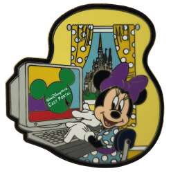 Minnie Using Cast Portal on Computer
