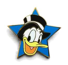 104392 - Donald Duck - Donald Top Hat Blue Star - Disney Store Japan