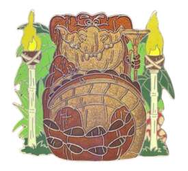 104407 - Disney Character Tiki Totems - Louis - Disney Store US