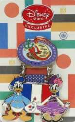 104414 - Disney Store Expo 2010 - World Food - Donald & Daisy - France - Seafood - Disney Store Japan