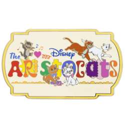 104429 - Pink A La Mode (PALM) - Disney Timeless Titles - The Aristocats Centerpiece Sign - Disney Licensed