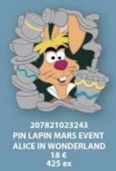 78795 - Alice in Wonderland Pin Trading Event 2024 - The March Hare - Disneyland Resort Paris alternate image