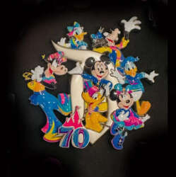 Mickey, Minnie, Clarabelle, Donald, Daisy, Pluto, and Goofy