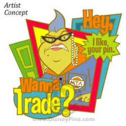 104478 - Cast Member Create-A-Pin Contest Series - “Wanna Trade?” Roz - Disneyland Resort alternate image