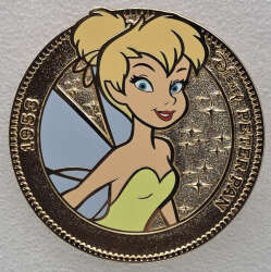 104501 - Pink A La Mode (PALM) - Golden Character Coin Series - Wave 7 - Peter Pan - Tinker Bell - Disney Licensed alternate image