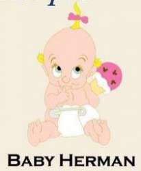 16179 - (PTD) Pin Trader's Delight Series - Baby Herman - Disney Studio Store Hollywood / Soda Fountain alternate image