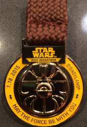 16282 - runDisney: Star Wars Half Marathon Weekend - Half Marathon Medal Pin - Disneyland Resort