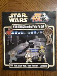 Star Tours Boarding Party 5 pin Set