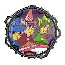 104686 - Pink A La Mode (PALM) - Sleeping Beauty Thorn - The Good Fairies - Flora, Fauna & Merryweather - Disney Licensed