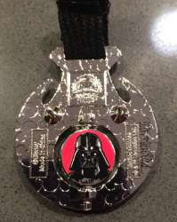 16283 - runDisney: Star Wars Half Marathon Weekend - Rebel Challenge Medal Pin - Disneyland Resort alternate image