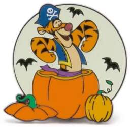 Costumed Winnie the Pooh & Friends Halloween Pumpkin Set — Tigger as Pirate ONLY