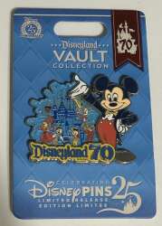 104805 - Disneyland Vault Collection - Mickey Mouse with Cast Archetypes (Cast Exclusive) - Theme Park Cast Member Exclusive