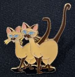 104863 - Lady and the Tramp 40th Anniversary Commemorative Tin - Si and Am - Disney Store US