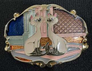 104864 - Disney Store 25th Anniversary Lady and Tramp Collectors Box - Si and Am - Disney Store US