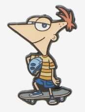 Phineas with Skateboard