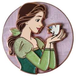 104993 - Fantasy Pin Series: SOADA Profiles - Belle with Chip on light pink background - Fantasy Unlicensed