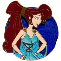 105007 - Fantasy Pin Series: SOADA Profiles - Megara in blue dress - Fantasy Unlicensed alternate image